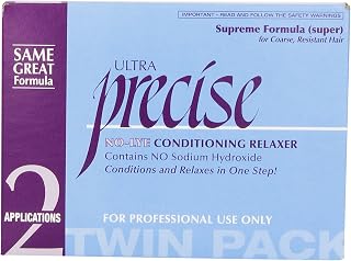 SoftSheen-Carson Precise No-Lye Supreme Relaxer Twin Pack - Gentle Conditioning Hair Straightener