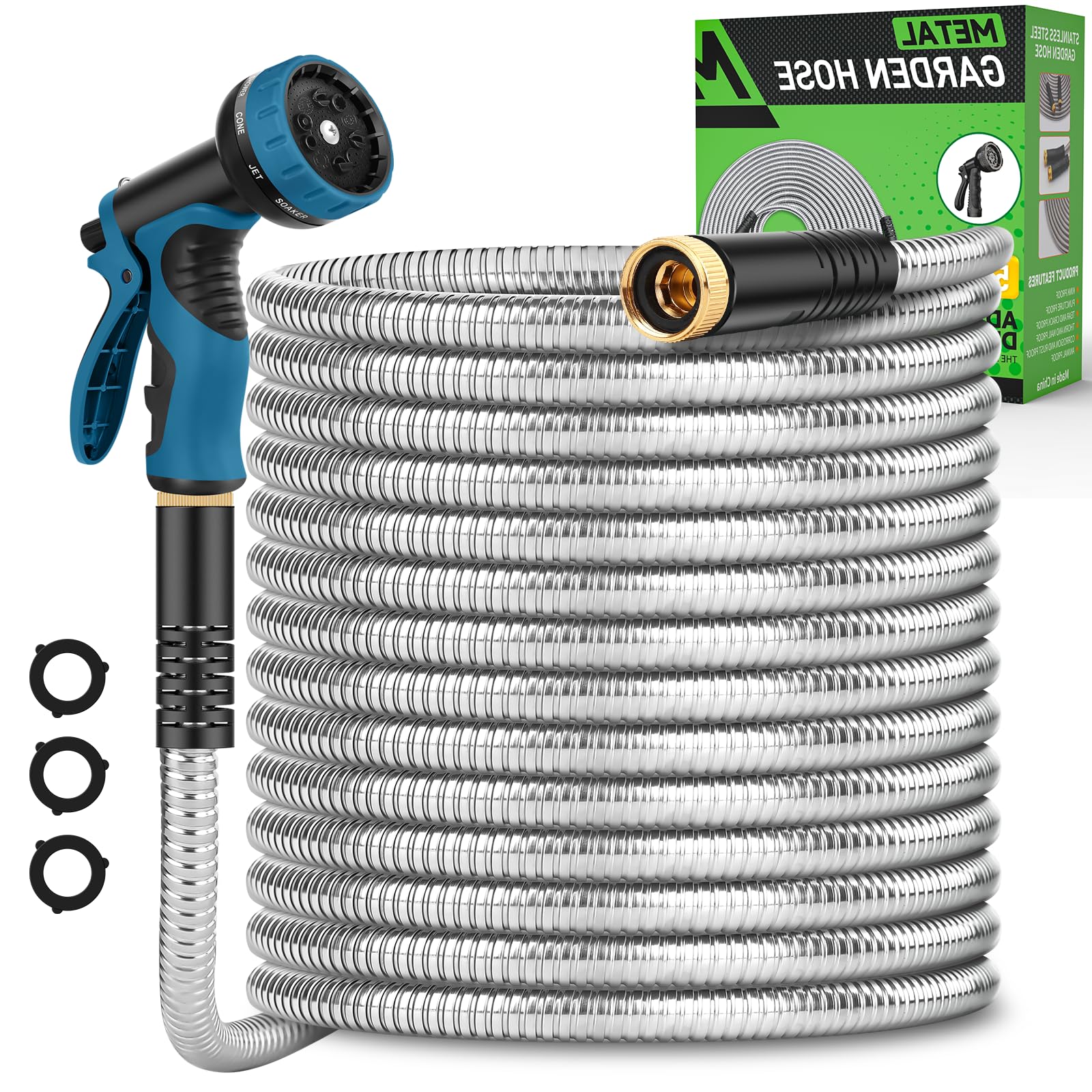 Photo 1 of Kebose Stainless Steel Garden Hose 100FT