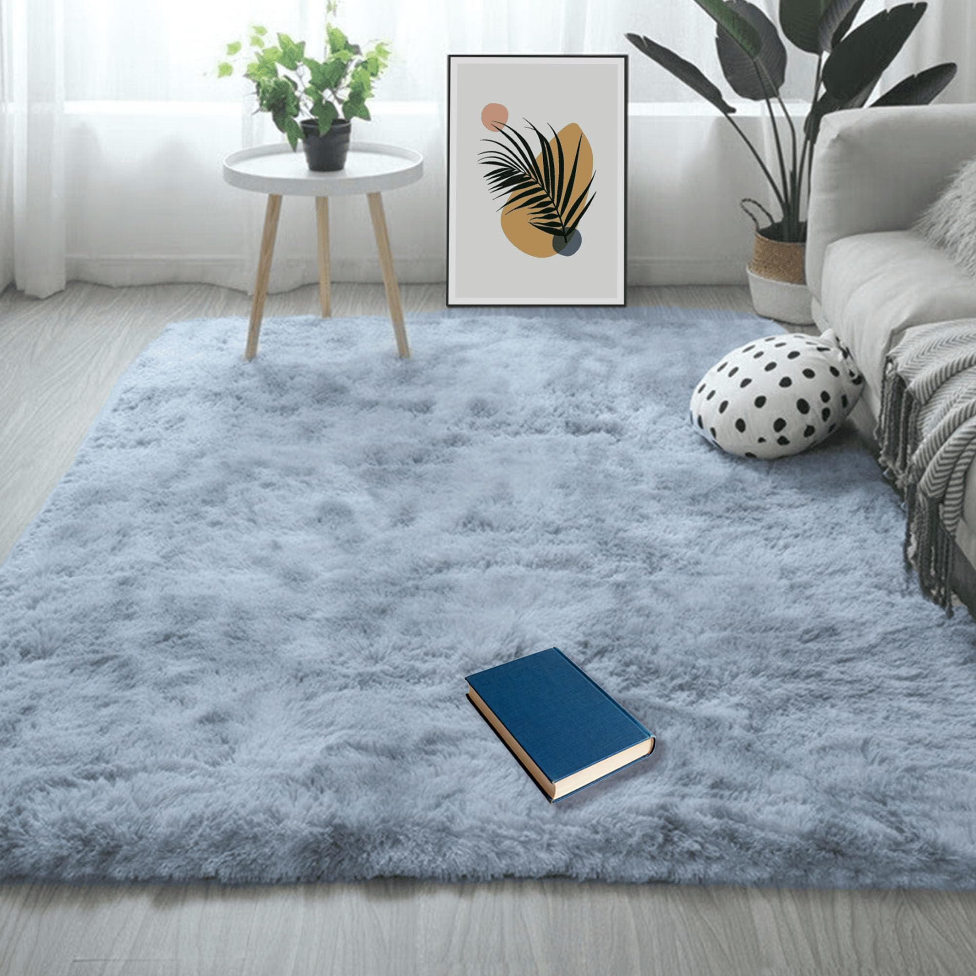 Tapis salon 240x350 lavable fini les taches sur le poil long