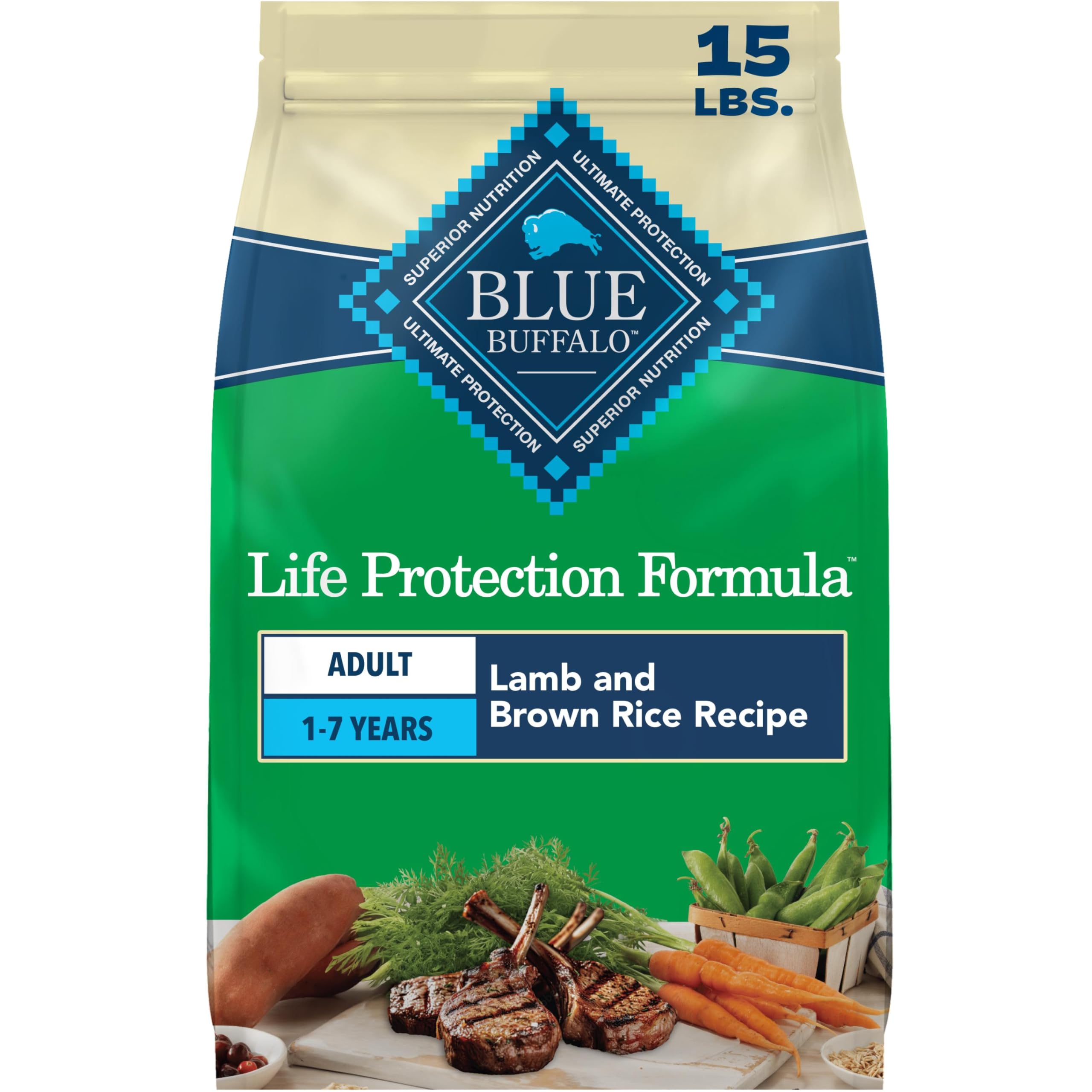Blue Buffalo Life Protection Formula Lamb & Brown Rice Dry Dog Food