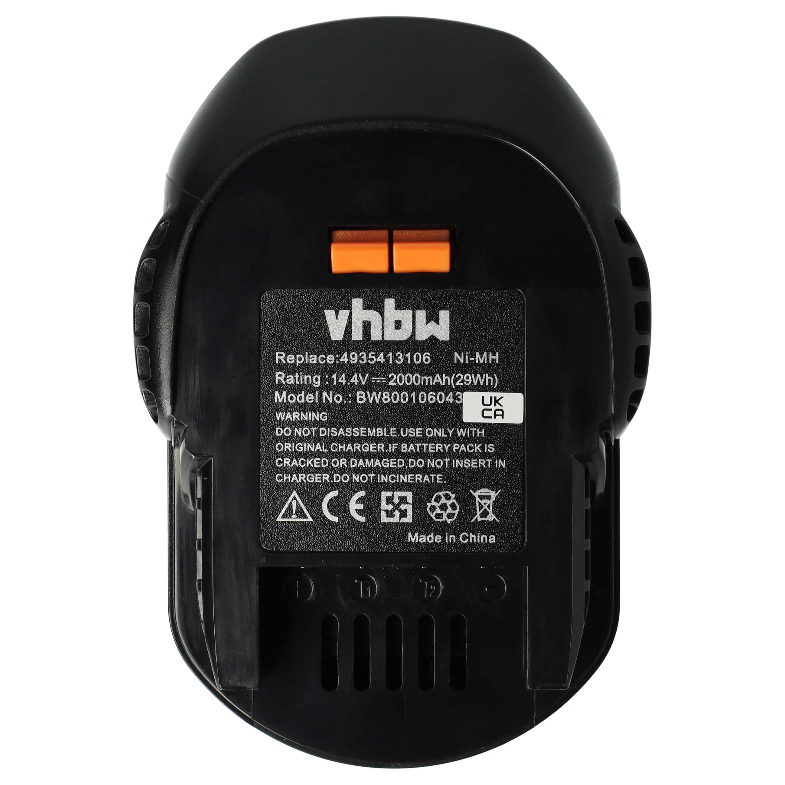 vhbw Batterie Remplacement pour Würth 0700980420
