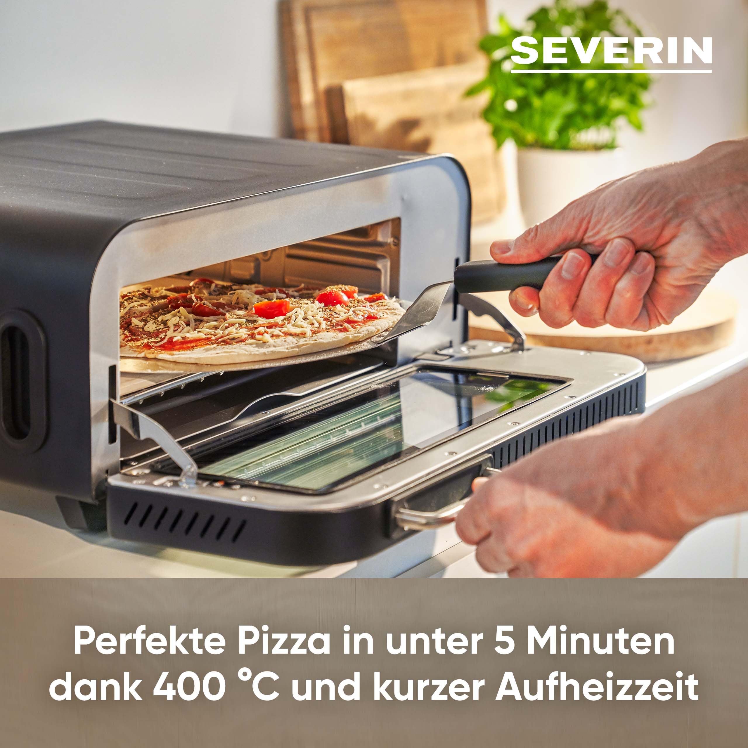 SEVERIN Pizzaofen Digitaler Pizzaofen SERICO