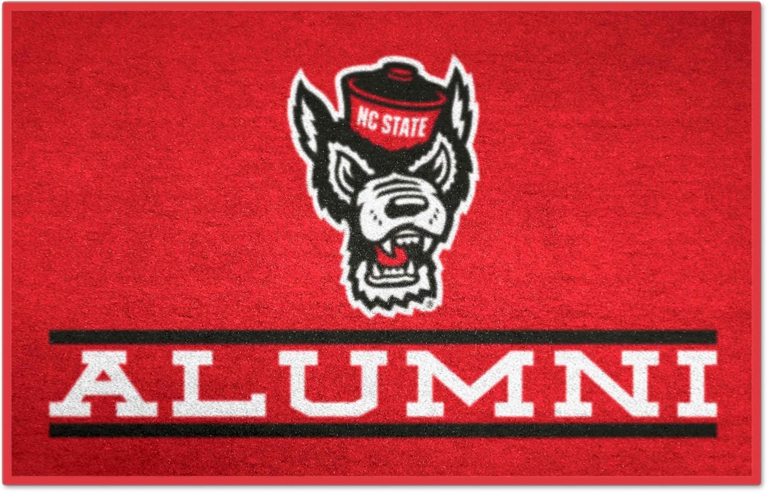 FANMATS 18360 NC State Alumni Starter Rug (19"x30"), 1 Pack
