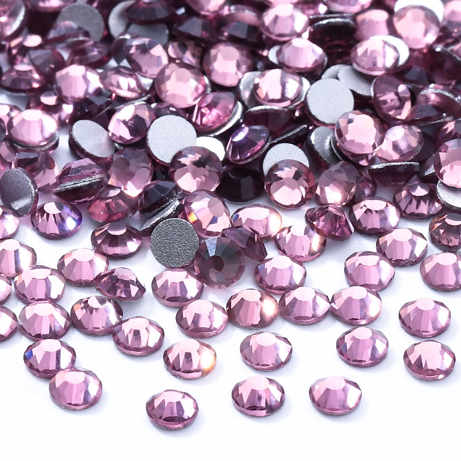 2880PCS Light Amethyst SS12 Flatback Rhinestones(2.9-3.0mm)