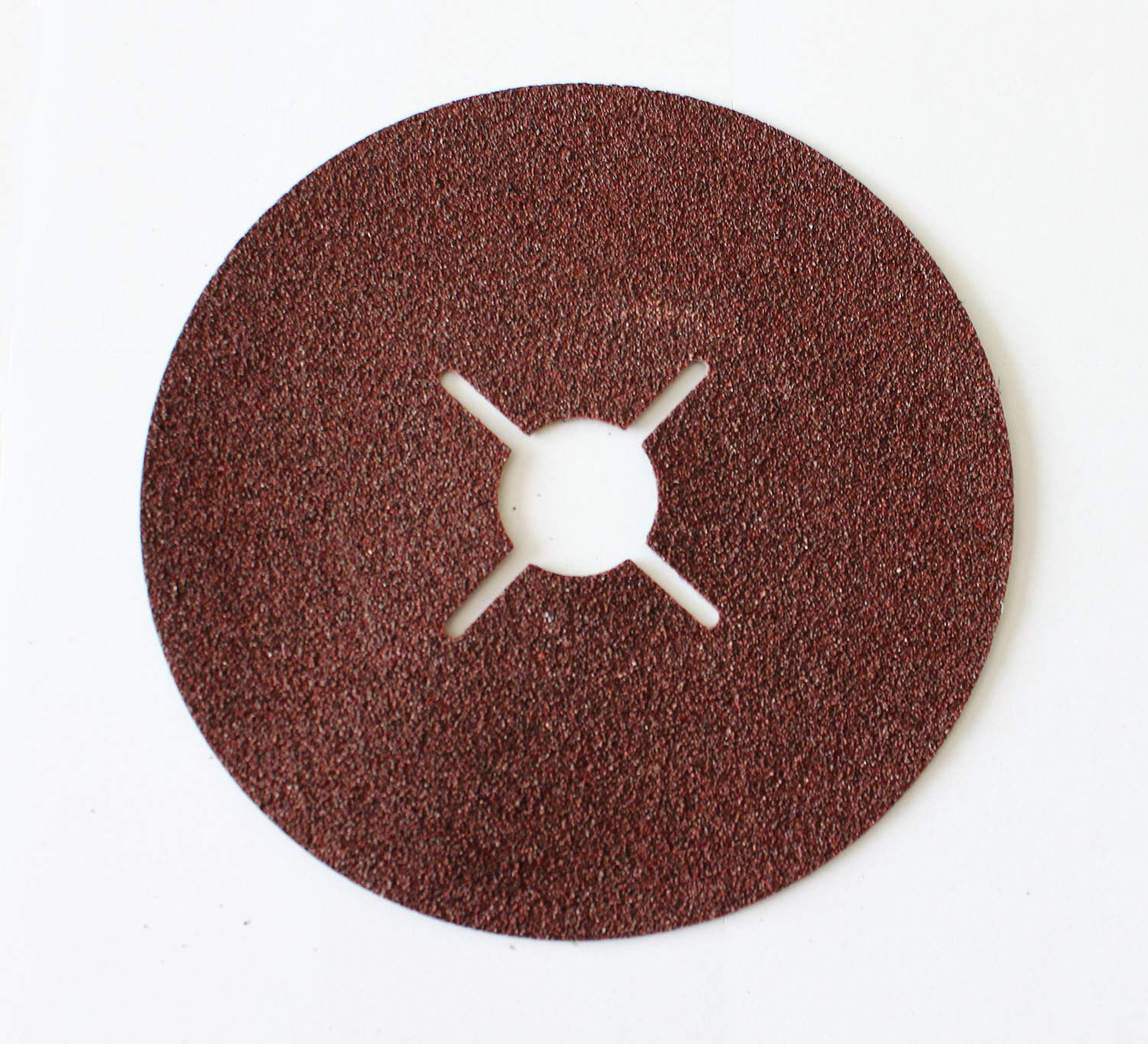 1 plato de apoyo de 125 mm + 100 discos de fibra de vidrio de 125 mm P24.