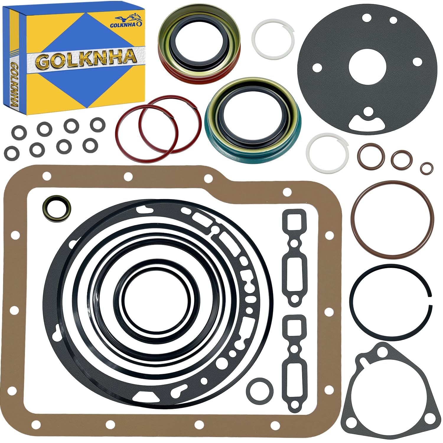 GOLKNHA Aluminum Powerglide Performance Overhaul Gasket and Seal Kit For Nova Vega Chevelle Corvette 1965-1973
