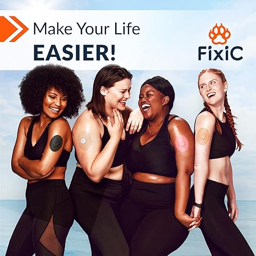 Miniatura 6 de FixiC Parches adhesivos Freestyle 25 piezas  Bueno para Libre 1, 2  Enlite  Guardian  Parches adhesivos impermeables  Cubiertas adhesivas libres