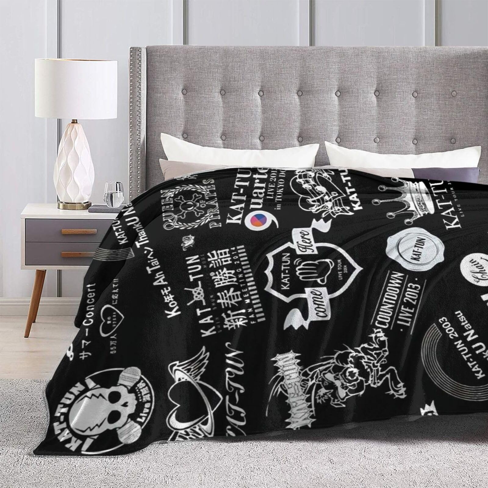 Amazon｜写真 Kat-Tun (8) フランネル毛布 シングル ブランケット