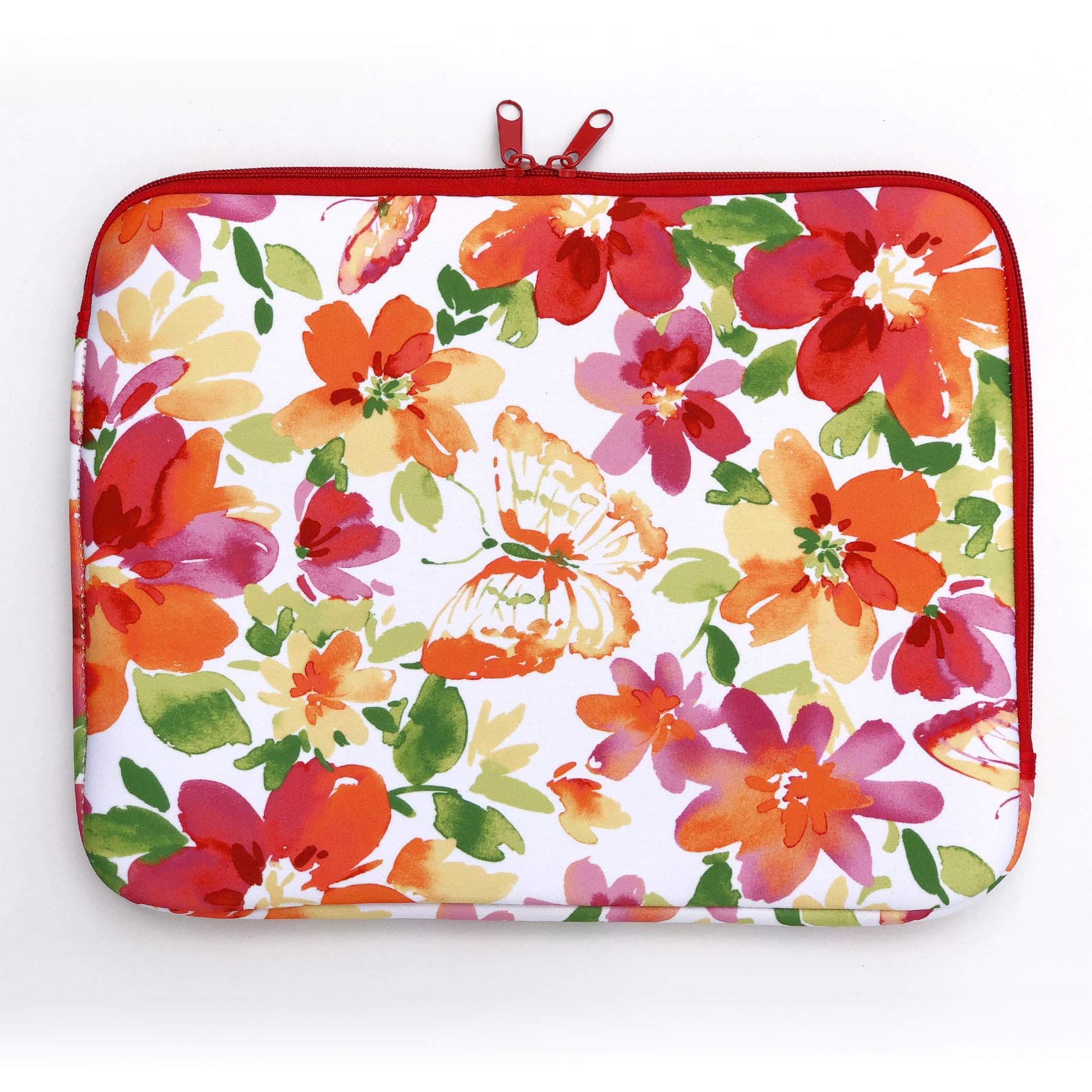 CAIT CHAPMAN HOME COLLECTION Spring Garden - Funda de neopreno para portátil