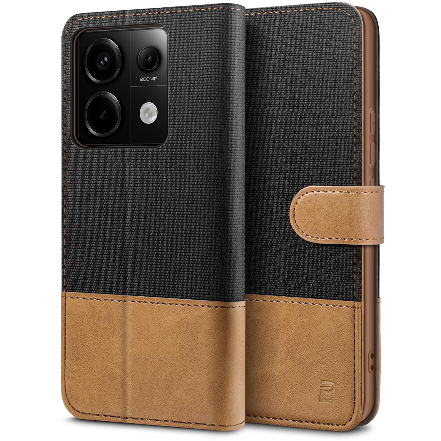 Cover Flip Magnetica Con Supporto Cover Pelle PU Con Tasche Custodia A Portafoglio Per Xiaomi Redmi Note 12 Pro 5G, In Pelle Con Scomparto Carte E Funzione Leggio - Design Due Gatti