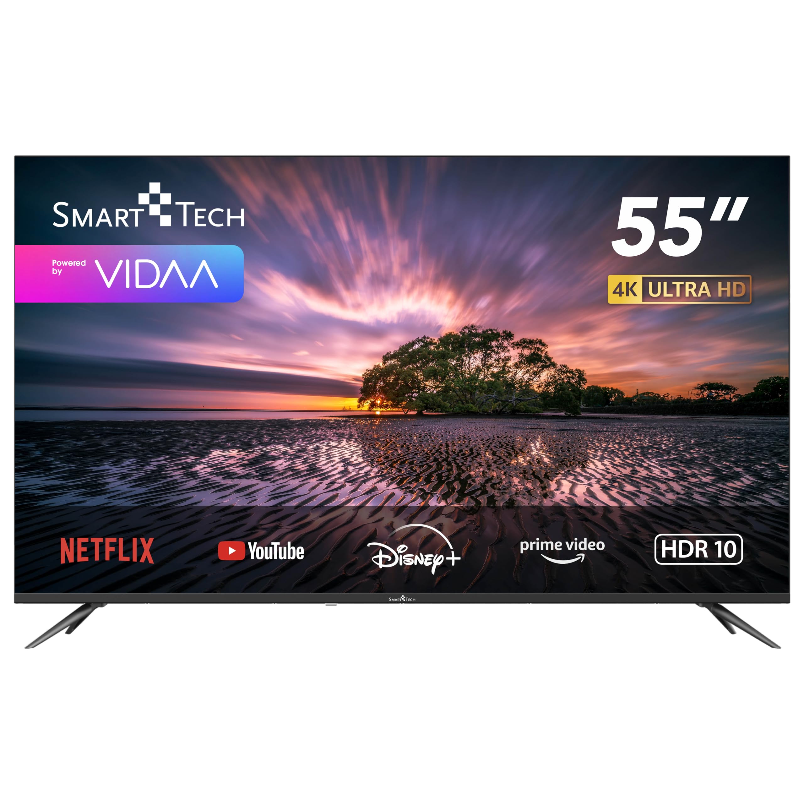 Smart Tech TV LED 4K UHD 55' (139cm) 55UV10V1 VIDAA 3xHDMI 2xUSB Store Mode Hotel Mode