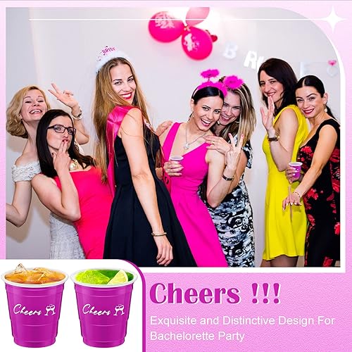 Miniatura 3 de Lounsweer 100 vasos de plástico de 2 onzas, vasos desechables, mini vasos de plástico para fiesta de despedida de soltera, degustación de