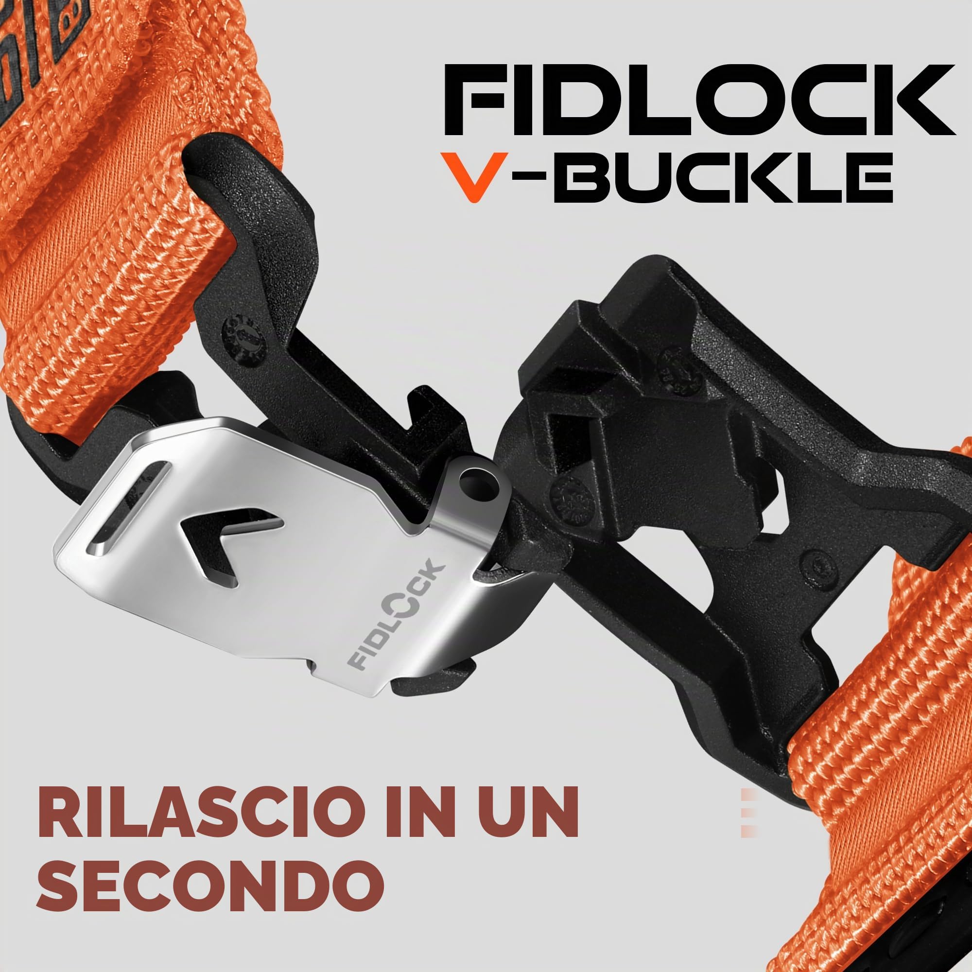 Bandletic 26mm Nylon Cinturino Compatibile con Garmin Fenix 8 51mm/7X/6X | Magnetico Fidlock V-Buckle Modello Resistente per Fenix E 51mm/7X Pro/6X Pro/5X Plus/3 HR/Tactix/Descent/Instinct 2X/Quatix 3