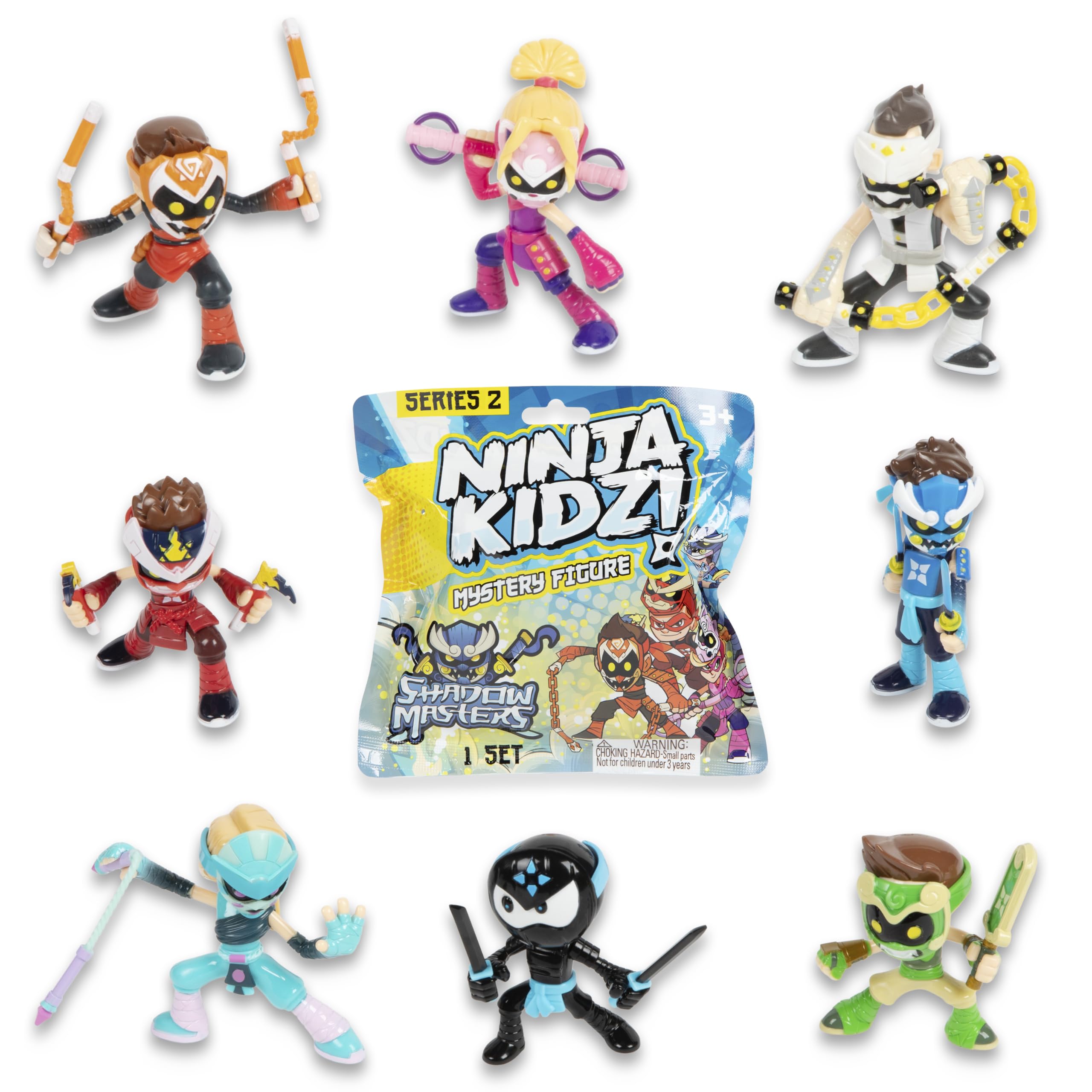 Amazon.com: Ninja Kidz Mystery Figures - Series 2, Collectible