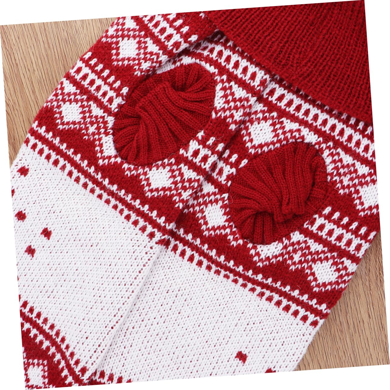 BESPORTBLE 3 Pz Abbigliamento Natalizio per Animali Domestici Costume Cane Natale Maglioncini Cane Cucciolo Natale del Cane Maglioni Natalizi Vestiti Autunno e Inverno Maglione Rosso