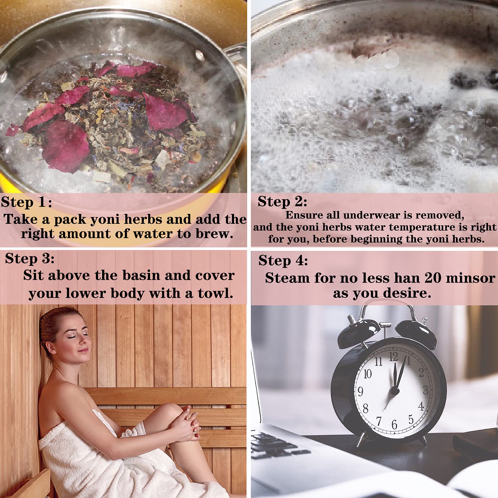 Yoni Steam Herbs for Cleansing Natural, 100 Organic Vaginal Steam Yoni