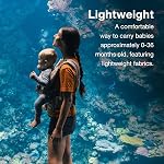 Osprey Poco Soft LT Convertible Baby Carrier for Newborn to Toddler - Lightweight, Black