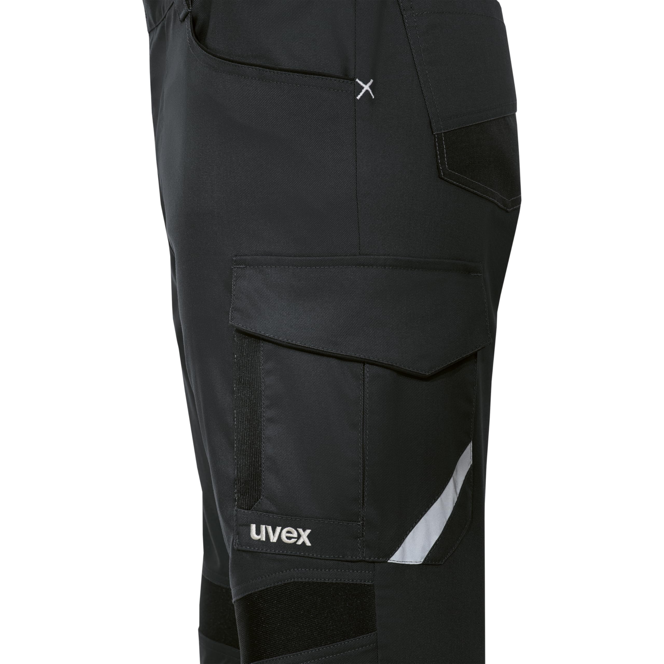 Uvex suXXeed Industry Bundhose - Sportive Herren Arbeitshose mit Stretch-Bund & Knietaschen