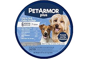 PetArmor Plus Flea & Tick Collar: Long-Lasting Protection for Your Canine Companion
