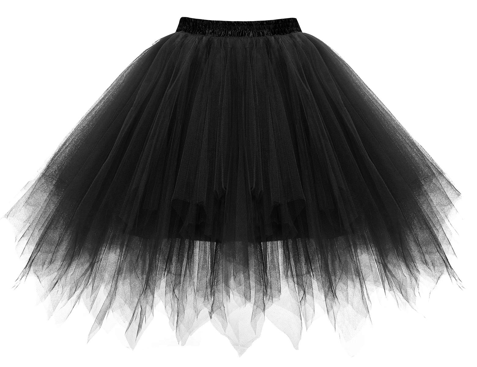 HomRainWomen's 1950s Vintage Tutu Skirt Ballet Bubble Dance Skirts for Cosplay Party Adult Skirts