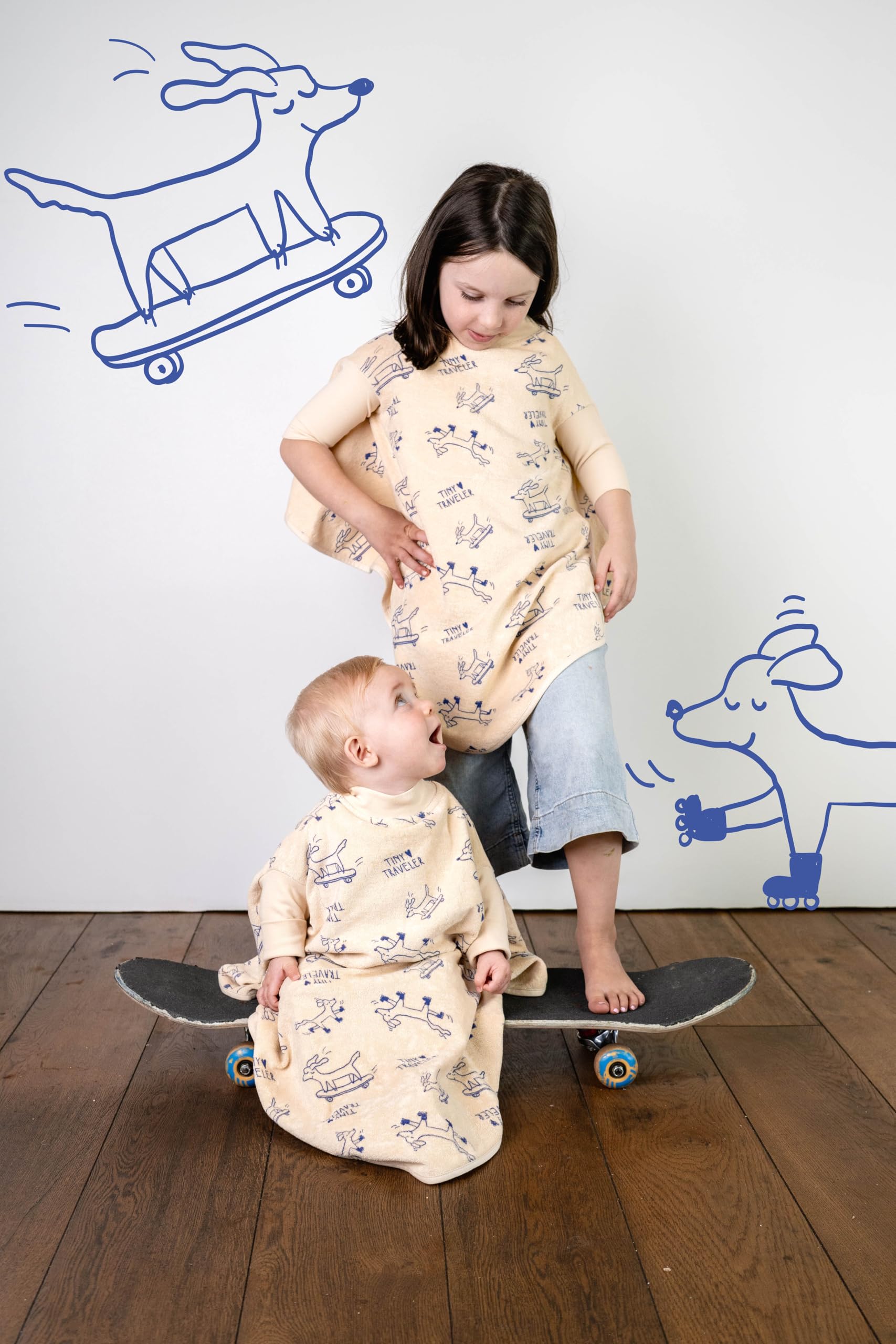 Little Casimir Großes Lätzchen „Boo zum Überwerfen für Baby und Kleinkind 6-48 Monate. Ärmellätzchen aus Öko Tex zertifizierter Baumwolle - Geschenk für Mütter von Jungen oder Mädchen - 3