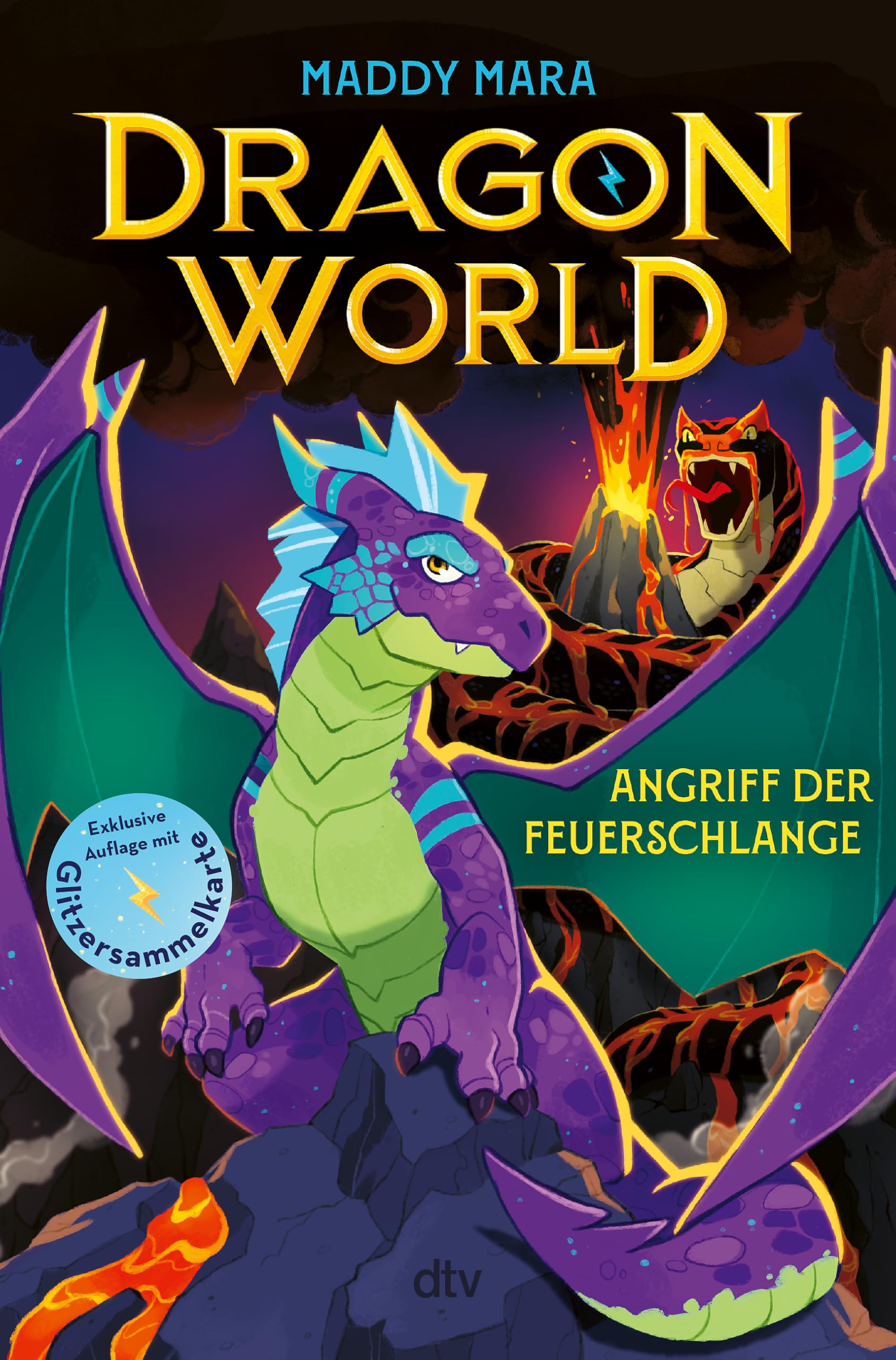 dtv Verlagsgesellschaft Dragon World – Angriff der Feuerschlange Drachen-Abenteuer ab 8 (Die Dragon World-Reihe, Band 1)