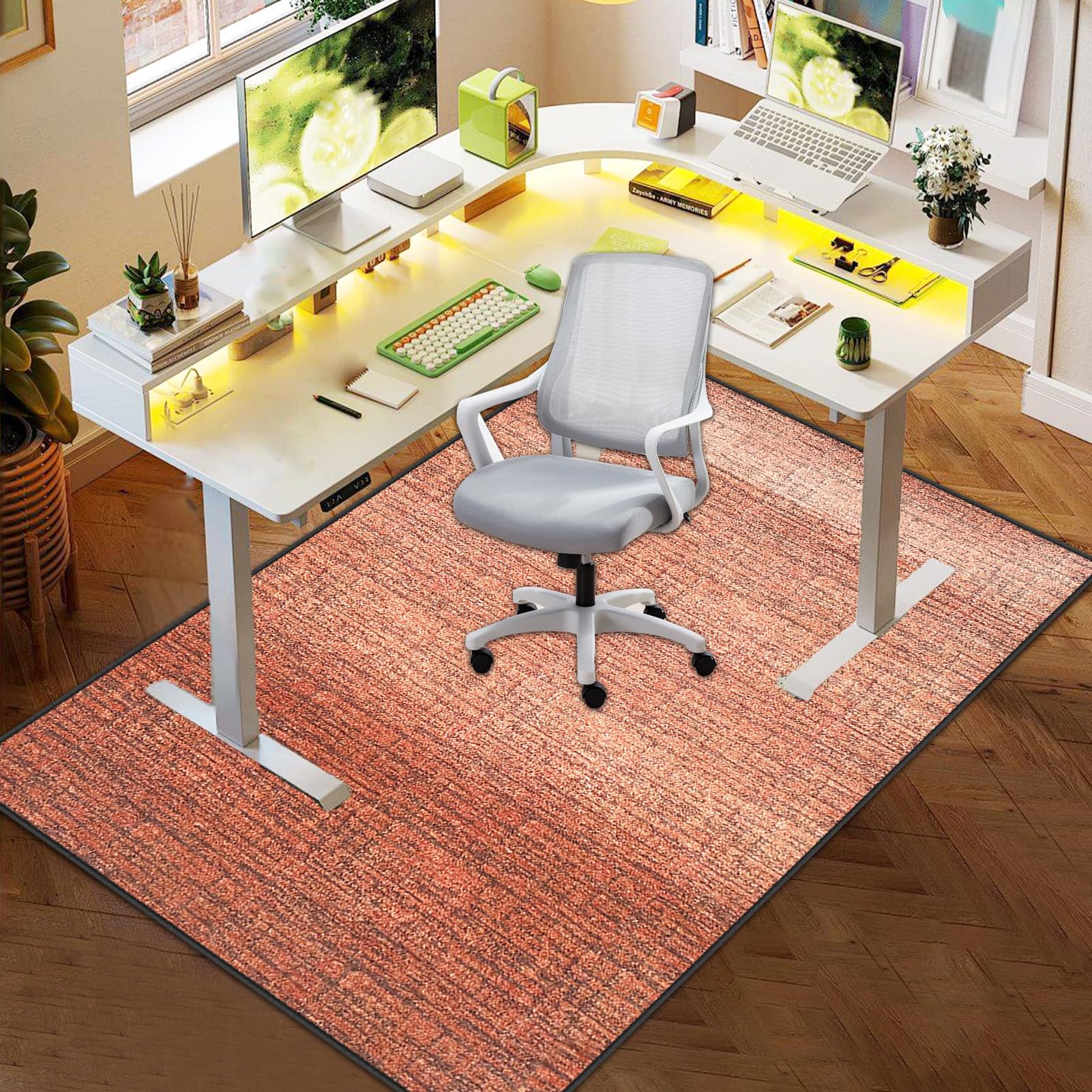 Protector Suelo Silla Ruedas Antideslizante 110 x 160 cm