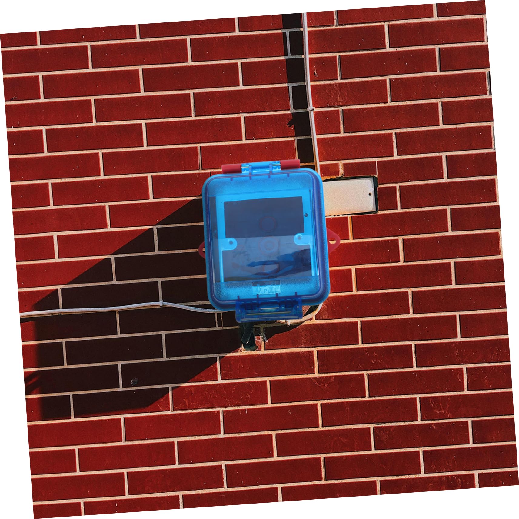POPETPOP Protector para Botón de Alarma Manual Sap-m001fs, Cubierta de Protección Azul para Punto de Llamada de Incendio, Resistente Clima, Compatible con Sensor de Sistema, Uso Industrial
