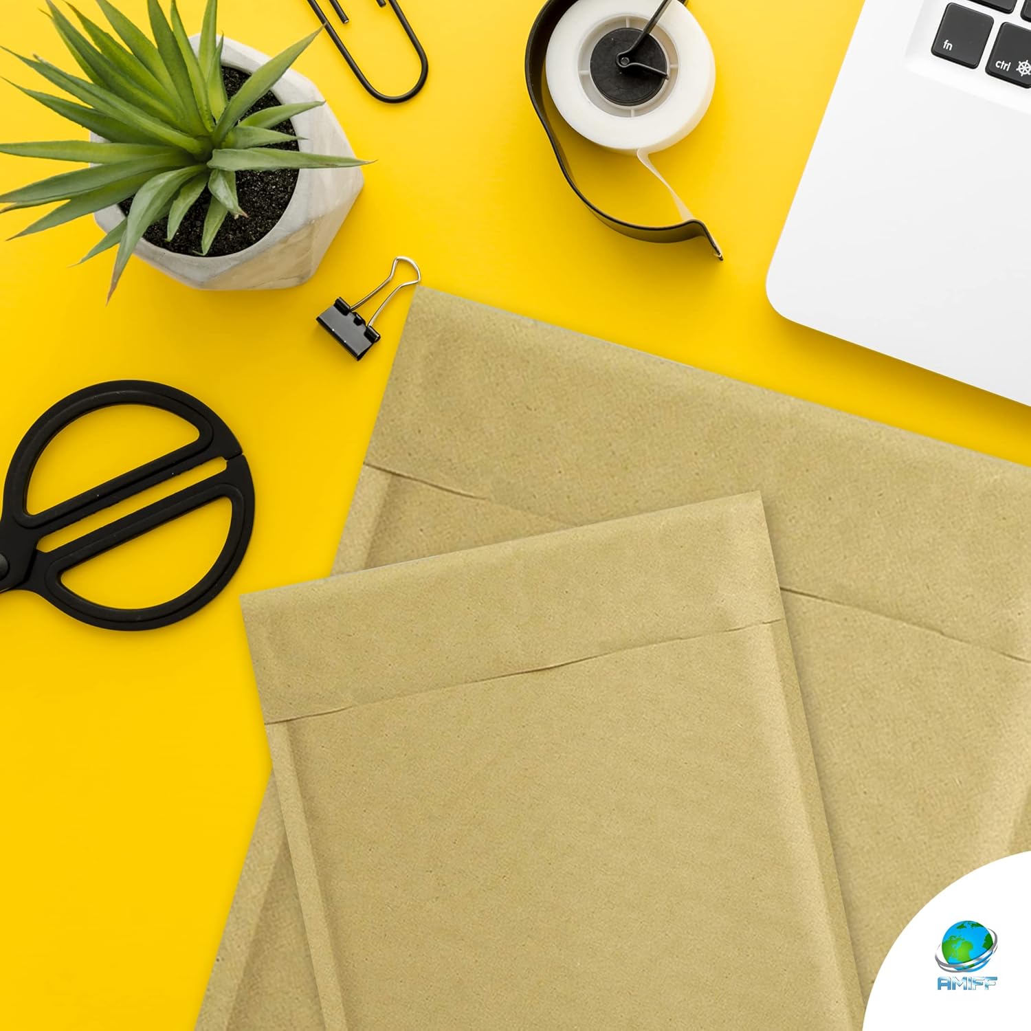 AMIFF Natural Kraft Bubble Mailers 12.5 x 18 Brown Padded Envelopes 12 1/2 x 18. Pack of 10 Kraft Paper Cushion Envelopes with Peel and Seal, Mailing Shipping Packaging and Packing Supplies : Office Products