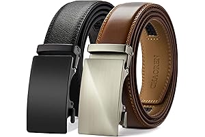 Leather Ratchet Belt Men - Customizable Fit, Effortless Style (1.5'' Wide)