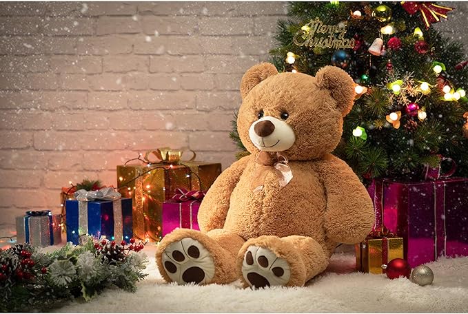 Peluche HollyHOME Oso Teddy Marrón 91 cm miniatura 6