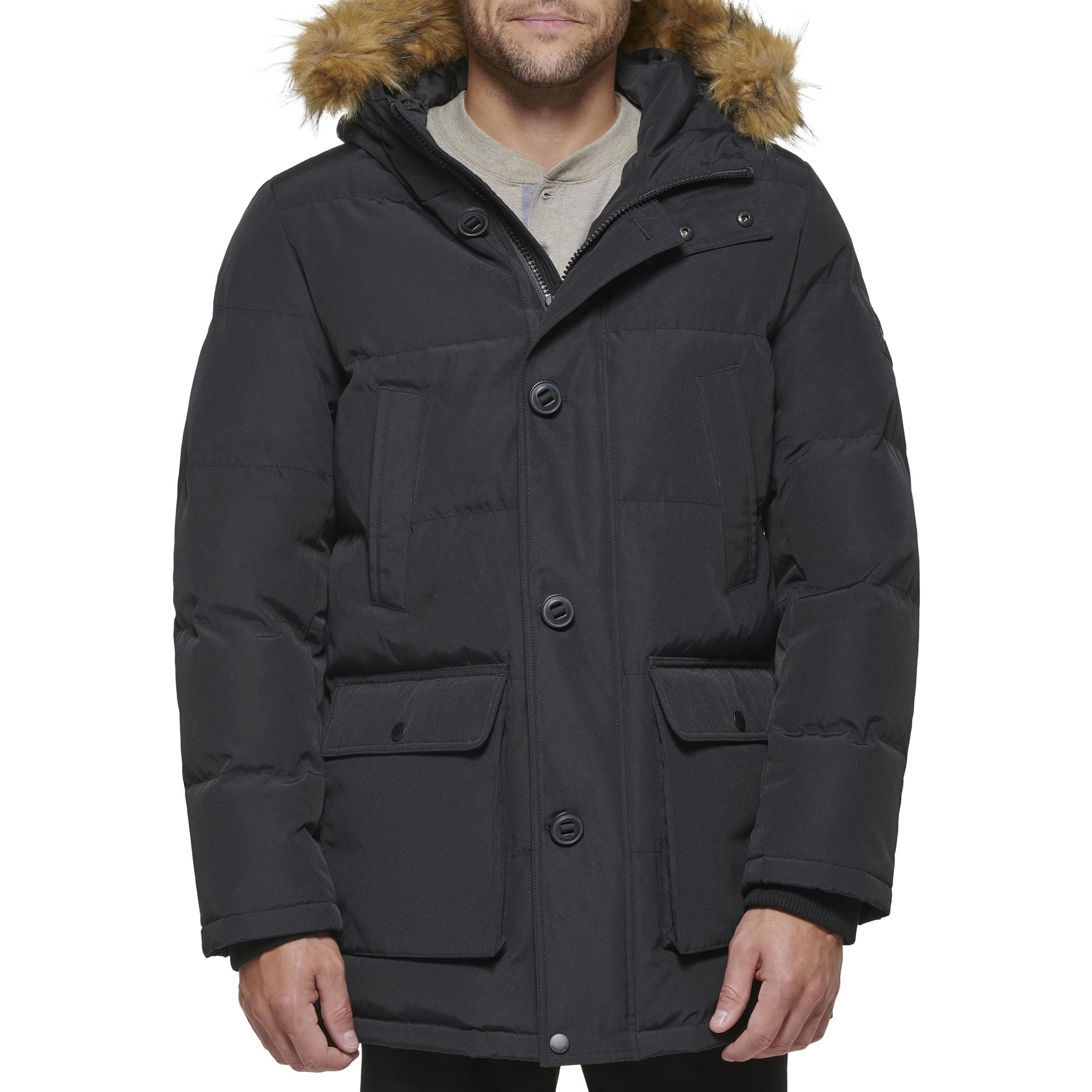 Tommy Hilfiger Mens Arctic Cloth Heavyweight Performance Parka