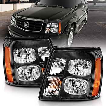 キャデラック　エスカレード　04　ヘッドライト　ジャンク Amazon | AmeriLite 2002-2006 キャデラックエスカレードHID