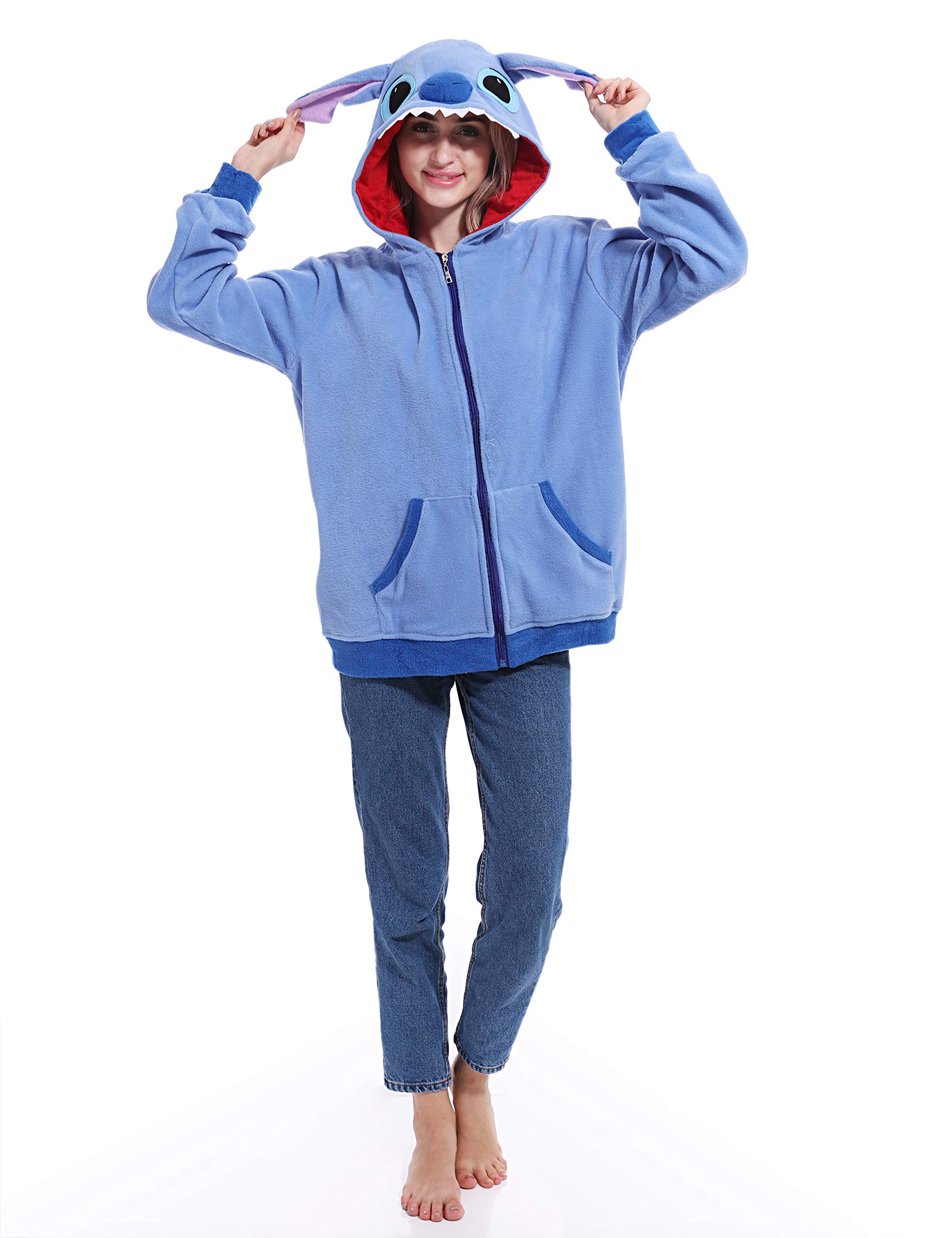 Stitches Hoodie Costume Cute Animal Hoodie Halloween Cartoon