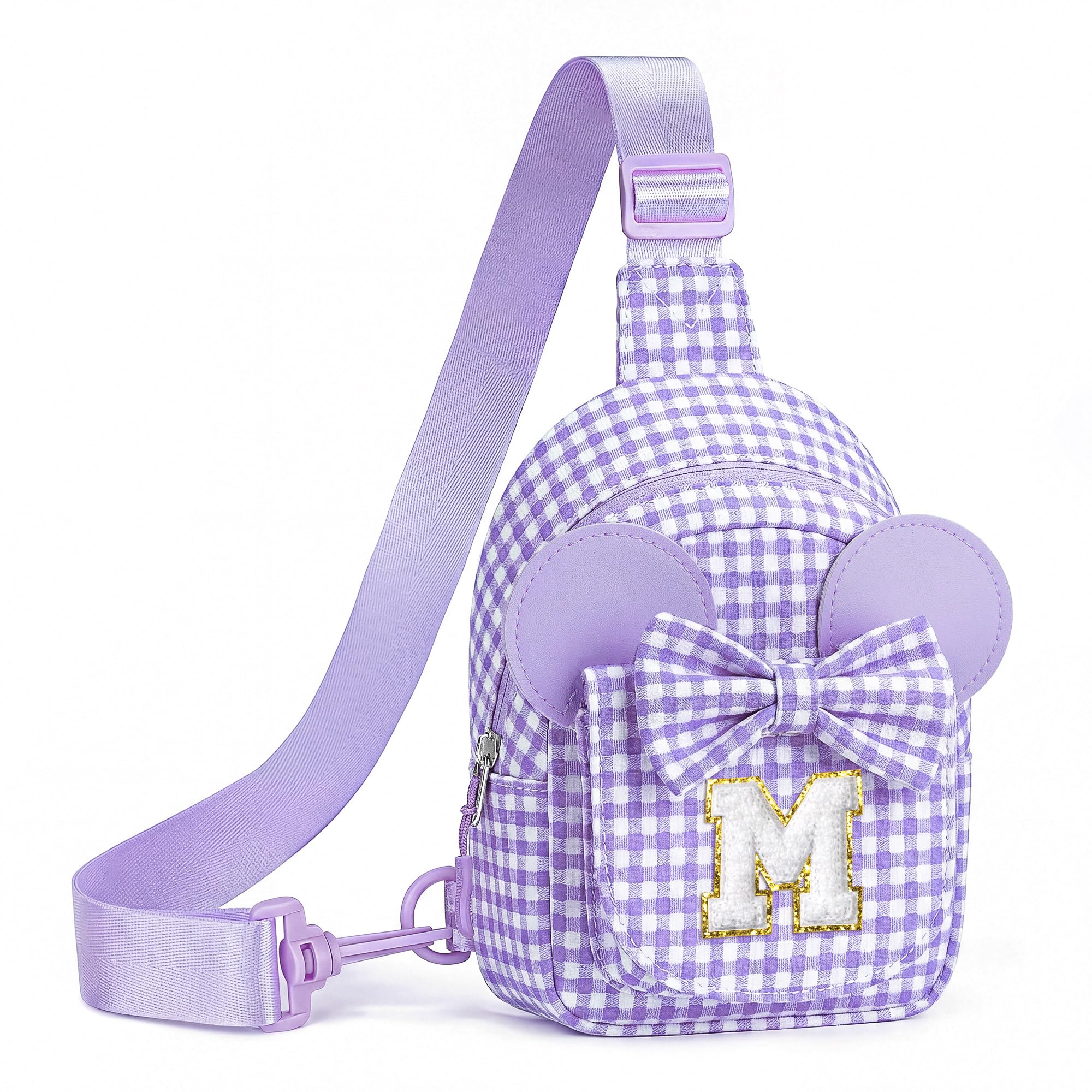 Anoup Birthday Gifts for 2 3 4 5 6 7 Year Old Girl Kids Sling Bag, Purple M