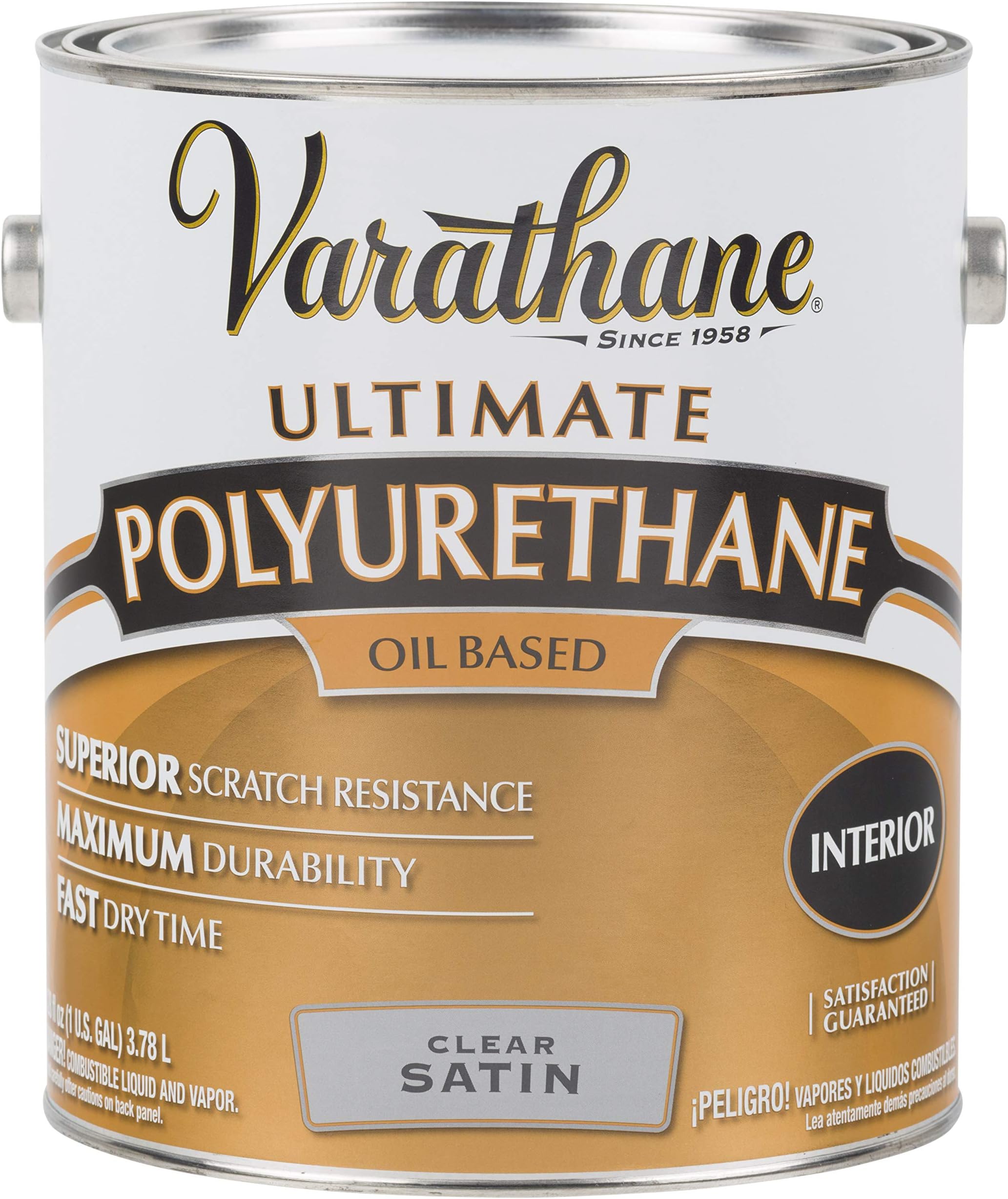 1 gal Rust-Oleum 9131 Clear Varathane Oil-Based Interior Ultimate Polyurethane, Satin