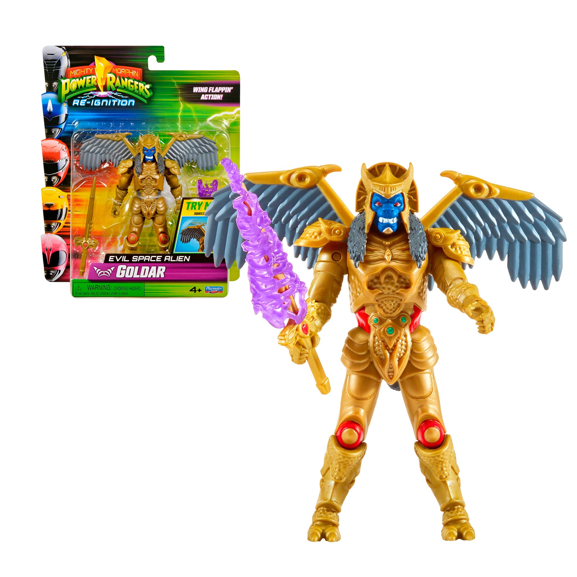 Bizak Power Rangers 62518041-2 - Villanos Goldar Figures