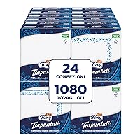 Foxy Trapuntati| Tovaglioli Doppiovelo | 24 confezioni da 45 pezzi 40x38,5cm | Bianchi