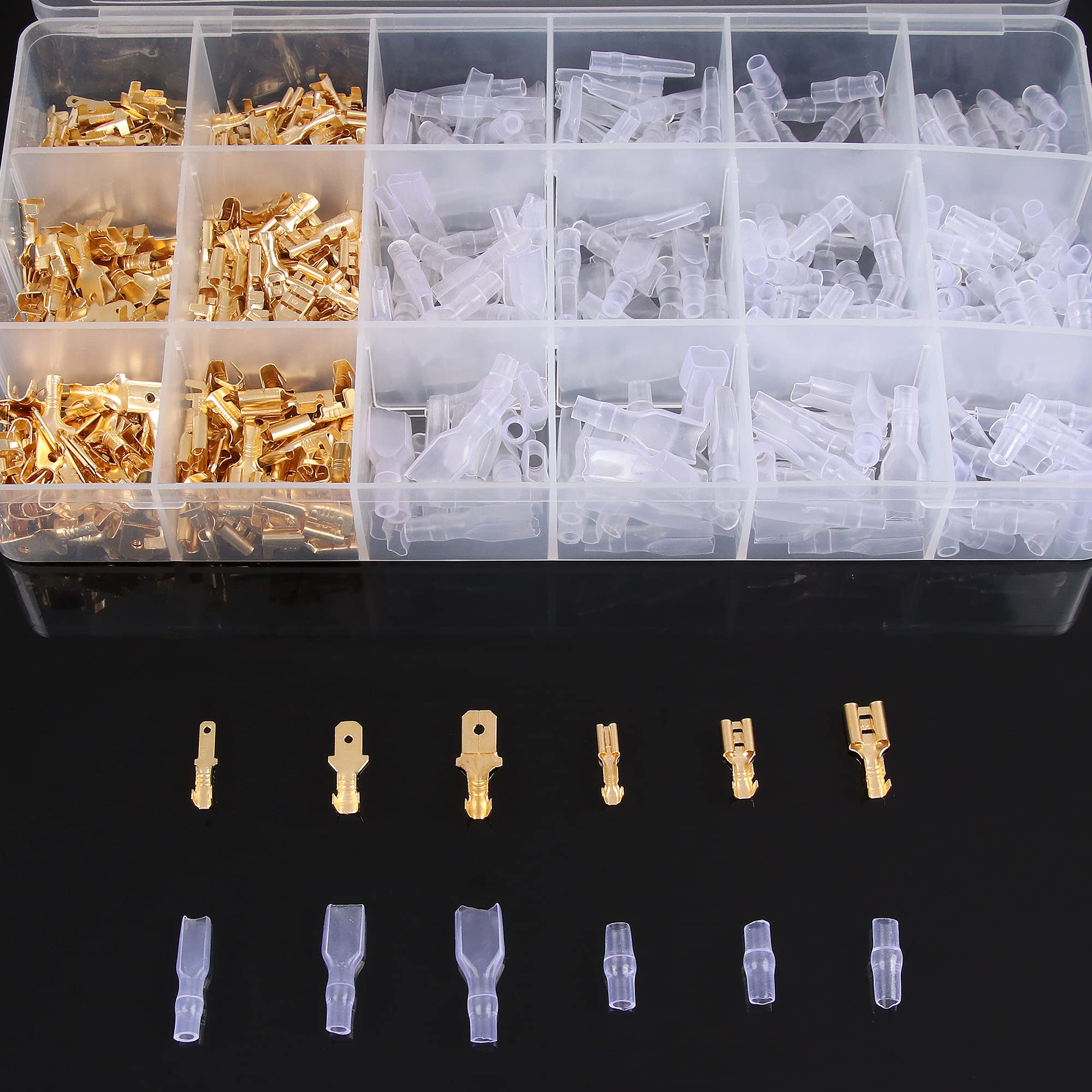 Wire Terminals Crimping Tool Kit,Knoweasy Spade Connectors Crimper and