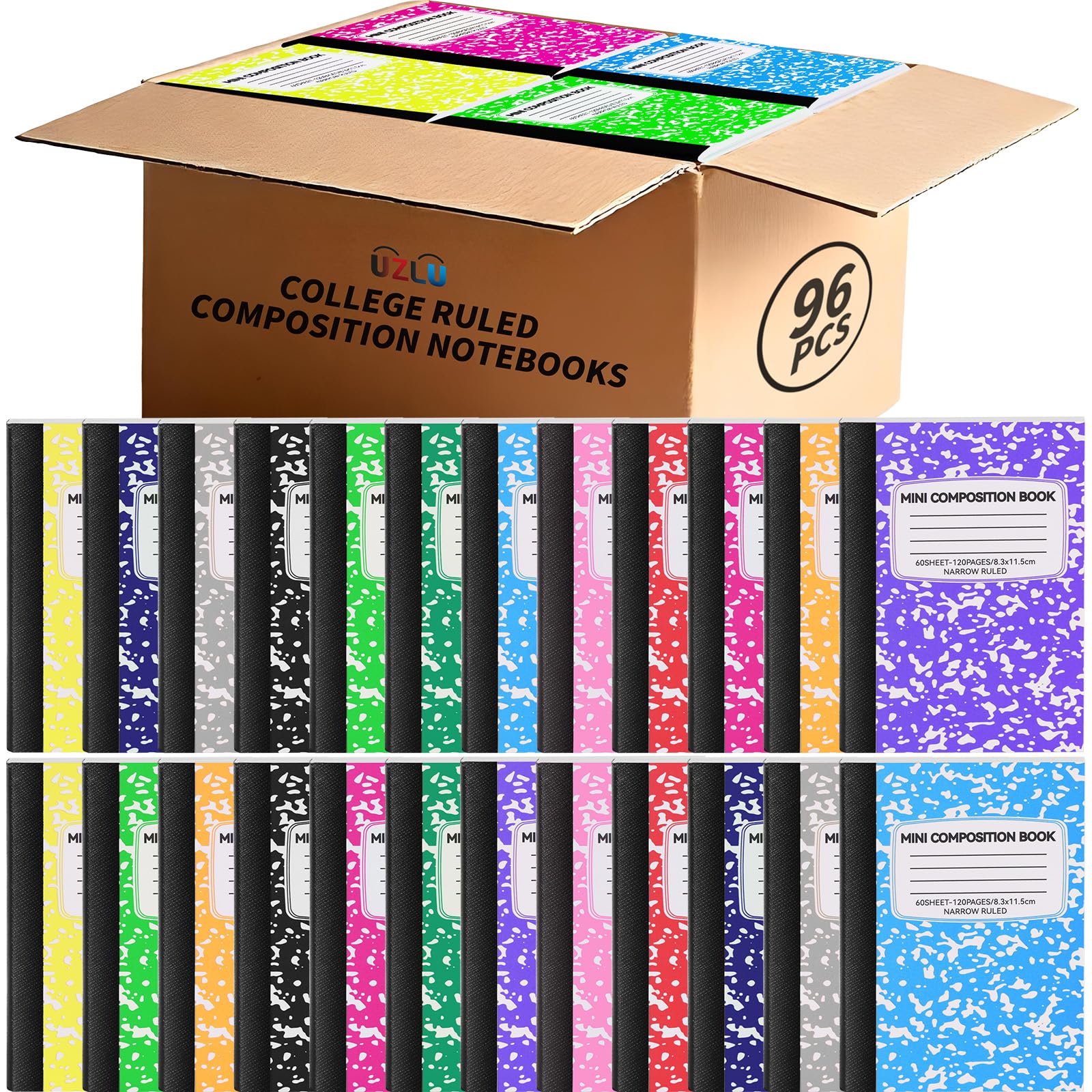 UZLU Mini Composition Notebook (60)
