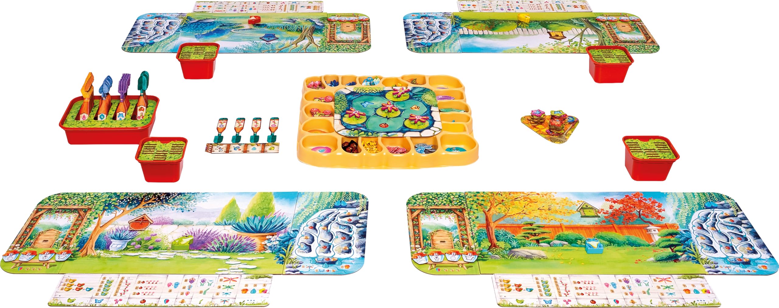 Asmodee - Pergola, Jeu de Société Thème Jardinage, Jeu Placement de Tuiles
