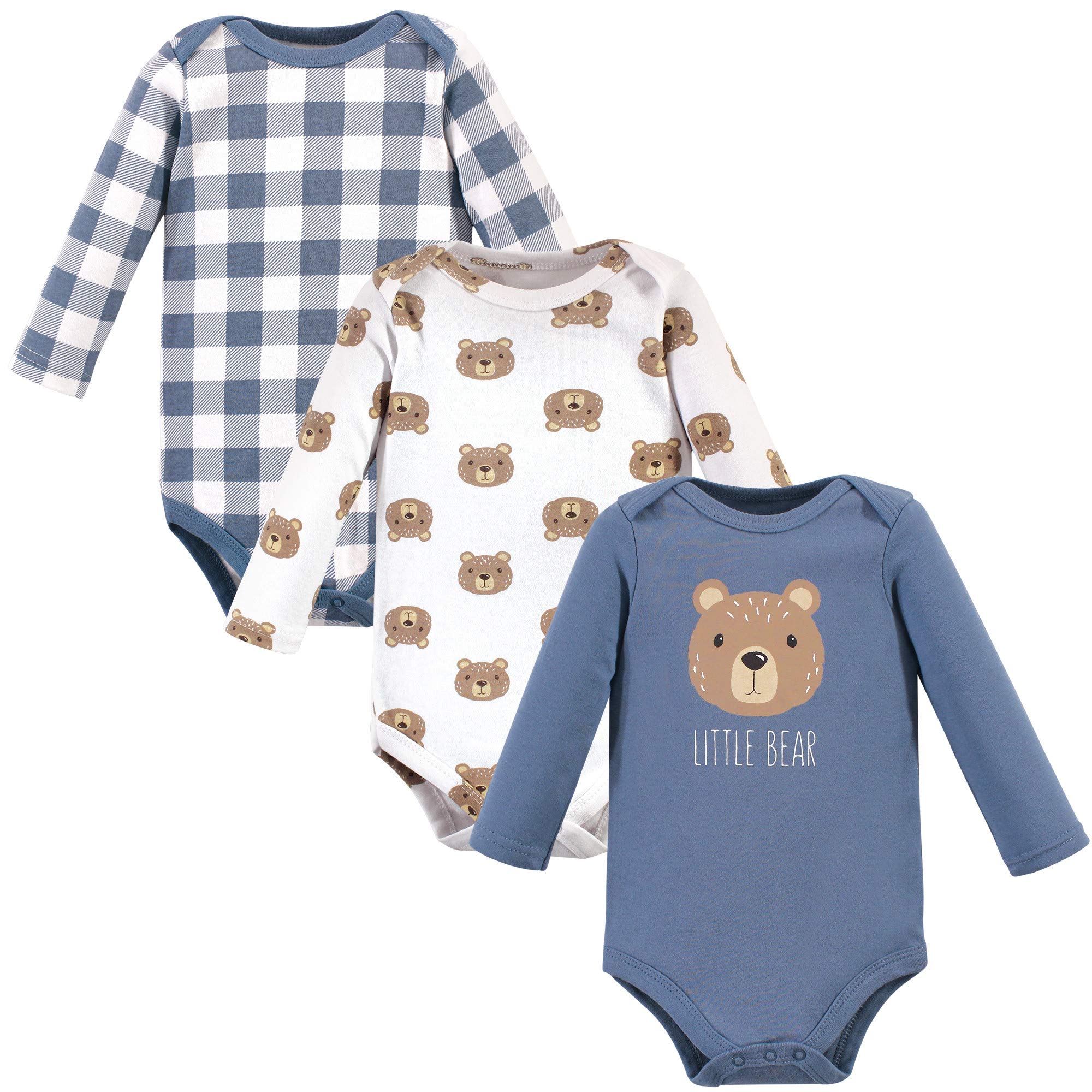 Hudson baby Zestaw koszulek dla niemowląt/dzieci uniseks niemowlę Cotton Long-Sleeve Bodysuits