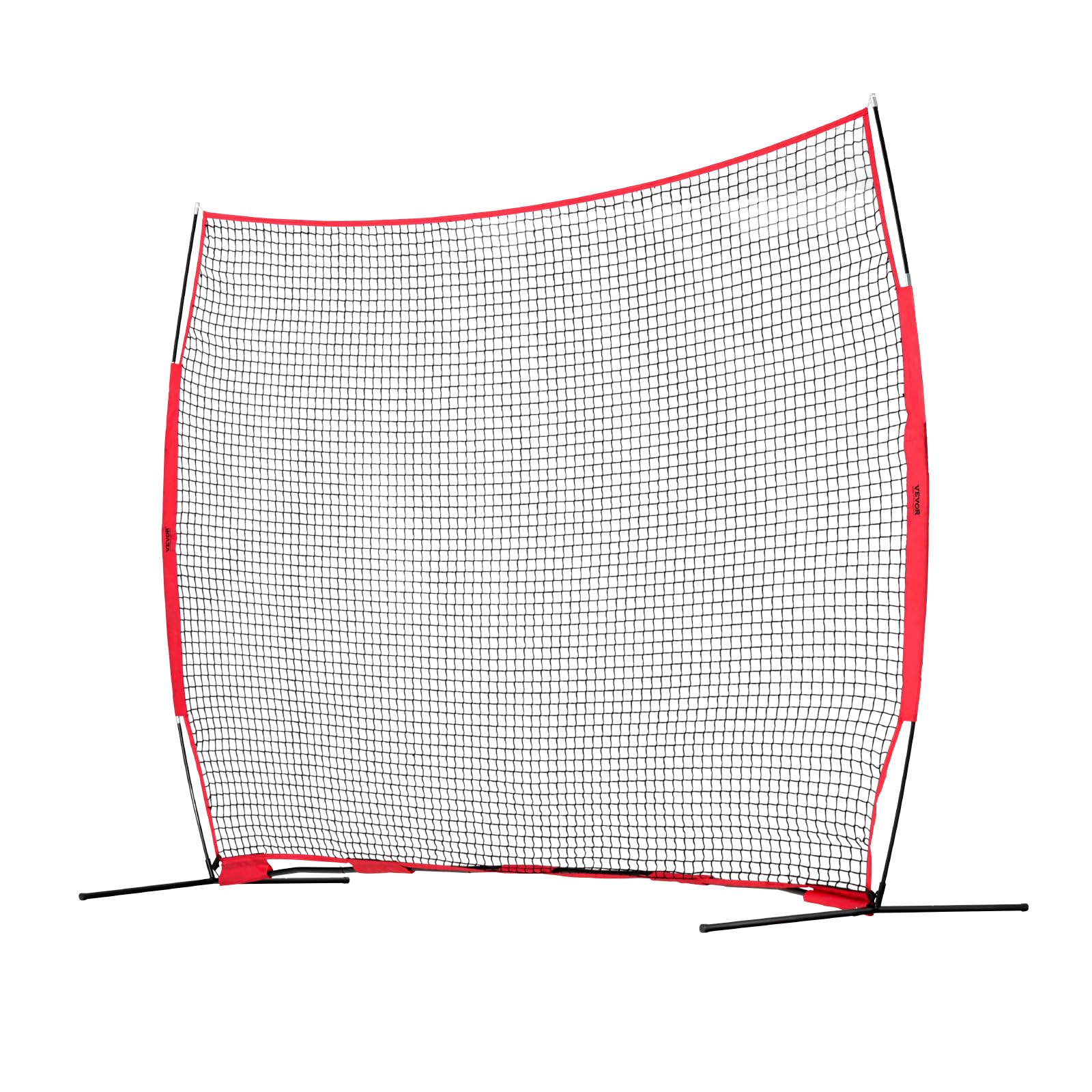 VEVOR Barricade Backstop Rete, Barriera sportiva per palloni, attrezzatura portatile per pratica con borsa per il trasporto, schermo di protezione per baseball, softball, lacrosse, calcio, hockey,