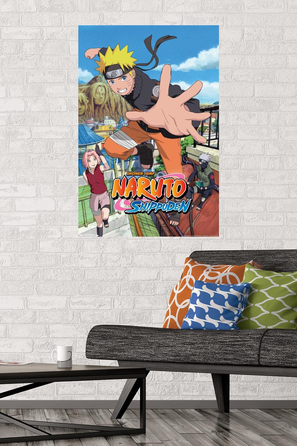Trends International Naruto Shippuden - Jump Wall Poster, 22.375