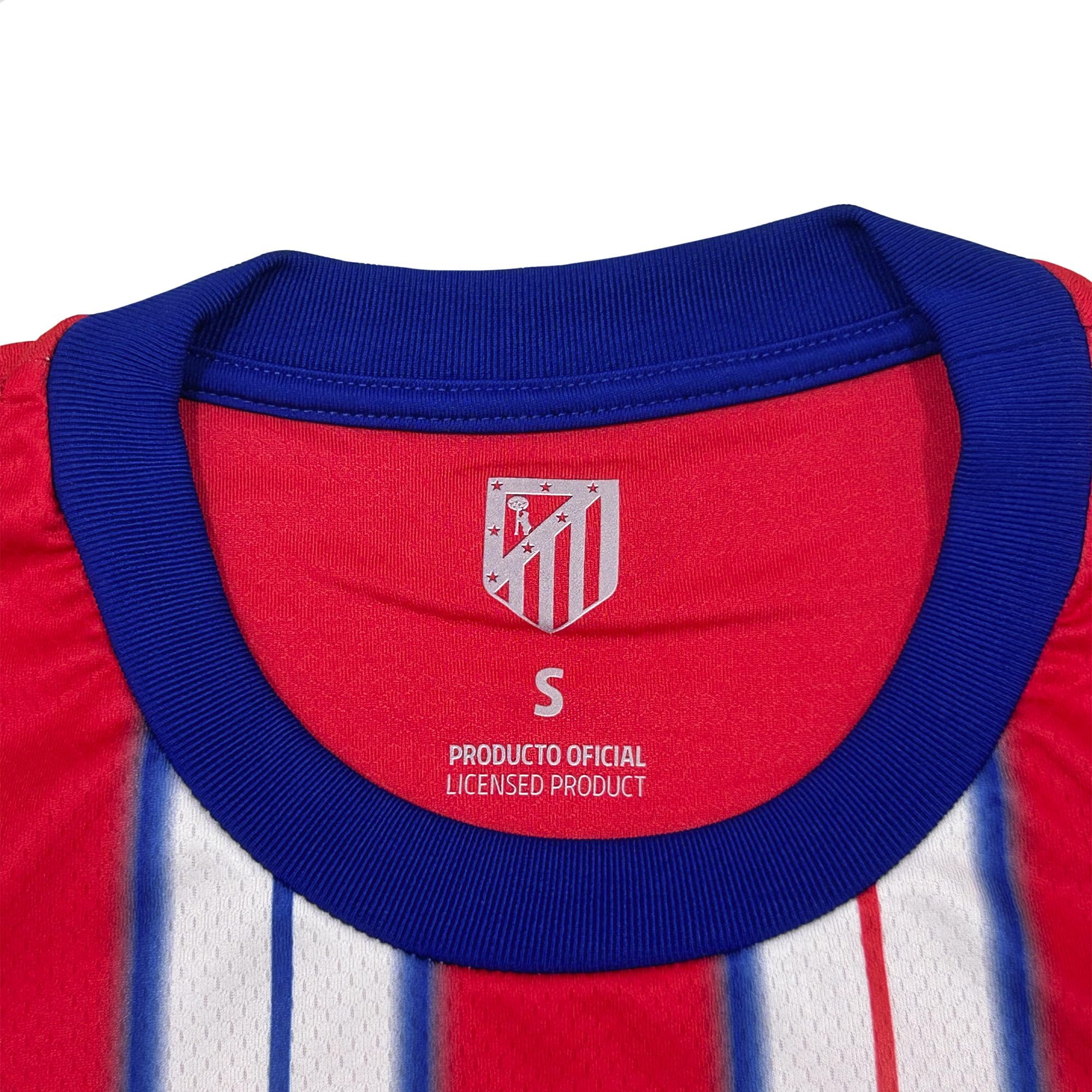 Maillot de football ATMadrid saison 24/25 - Maillot officiel de football ATMadrid - Tissu doux et confortable - Adulte