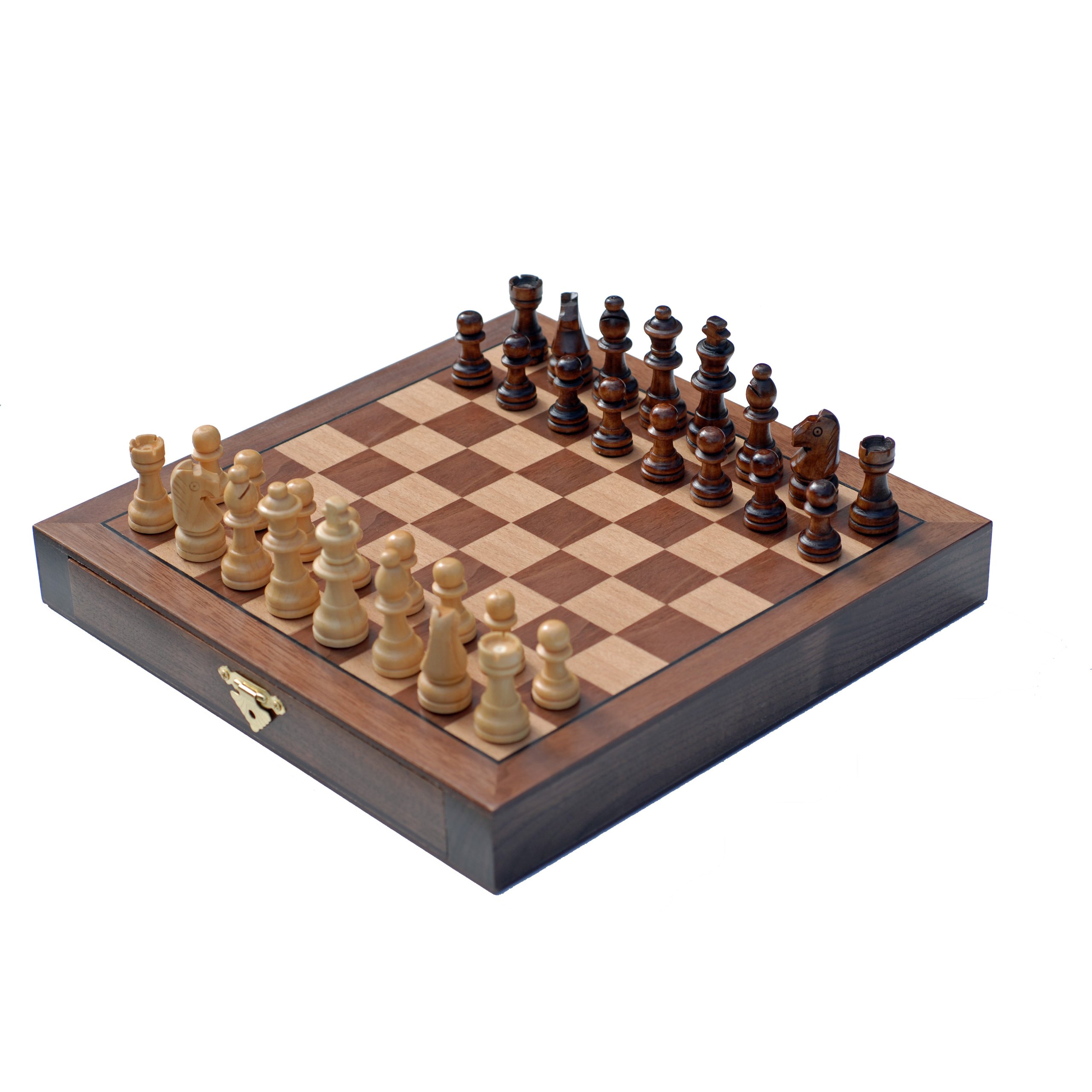 Travel Walnut Wood Chess Set