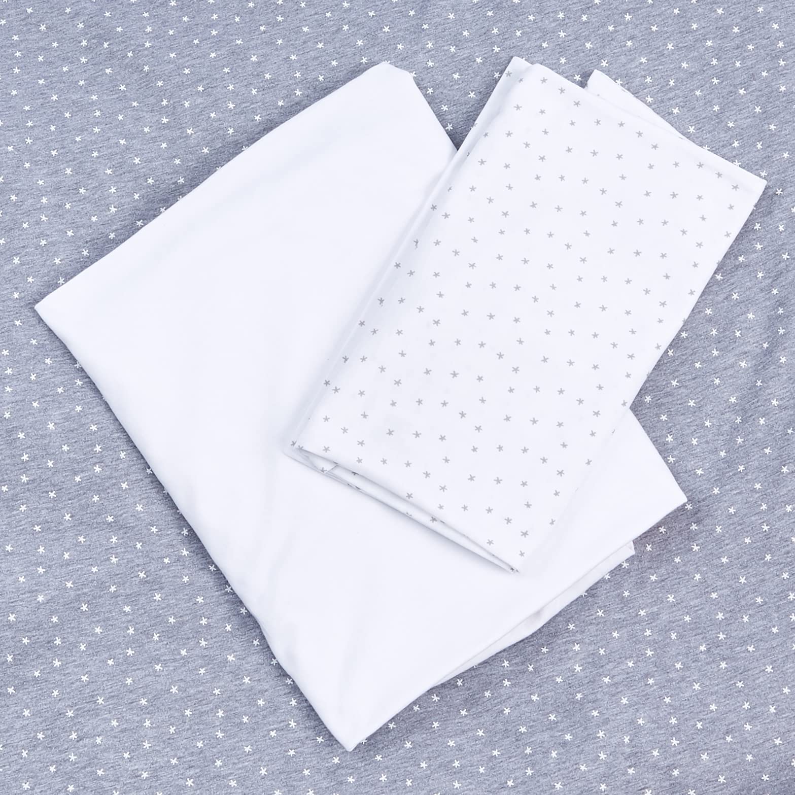 Babyclic k komplet pościeli Triptica (poszewka na kołdrę + ochrona + wypełnienie) Mini Stella