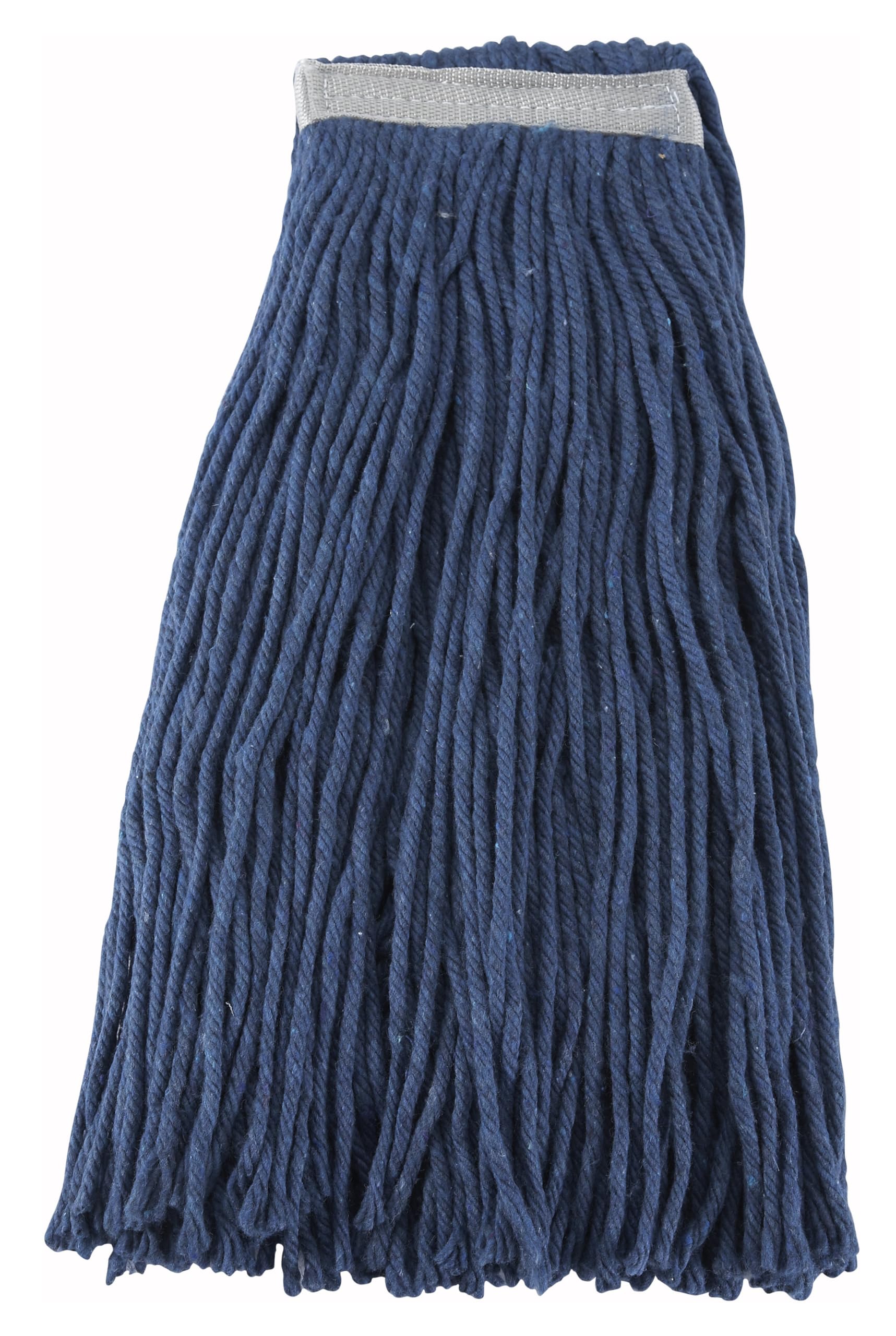 Winco Yarn Mop Head, 24-Ounce, 4 Ply Cut Head, Blue