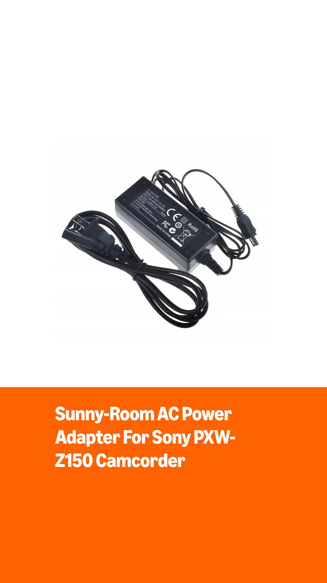Amazon.com : Sunny-room AC Power Adapter Charger for Sony PXW-Z150