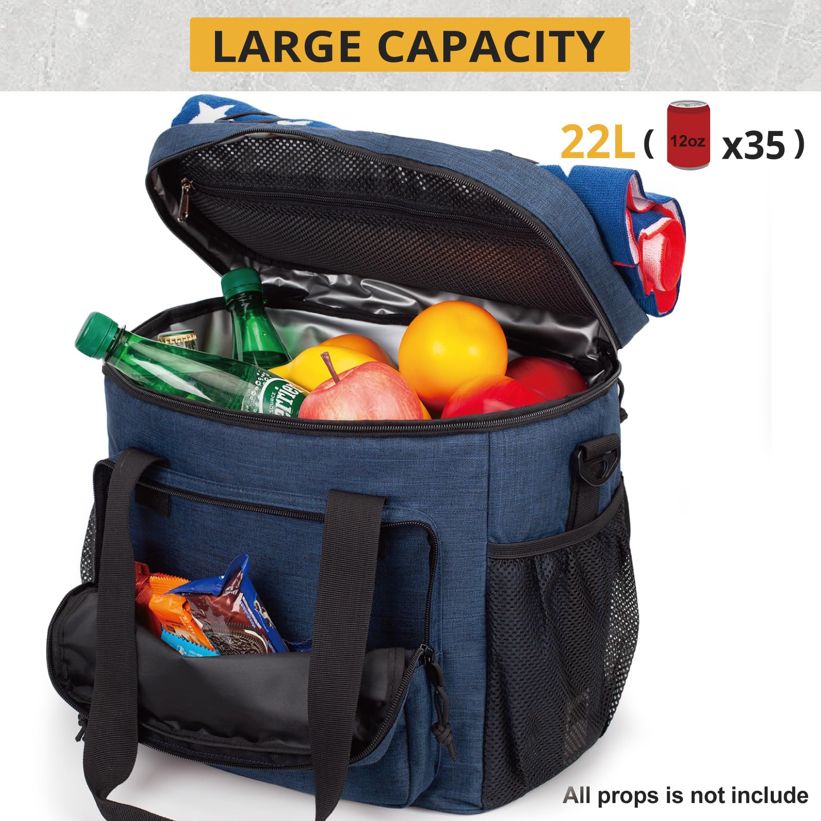 Borsa Pranzo per Uomo, Borsa Termica Tattica con Sistema MOLLE, Isolata, Impermeabile e Capiente, per Donna e Adulti, con Tracolla Regolabile, Ideale per Lavoro, Picnic, Ufficio e Tempo Libero.